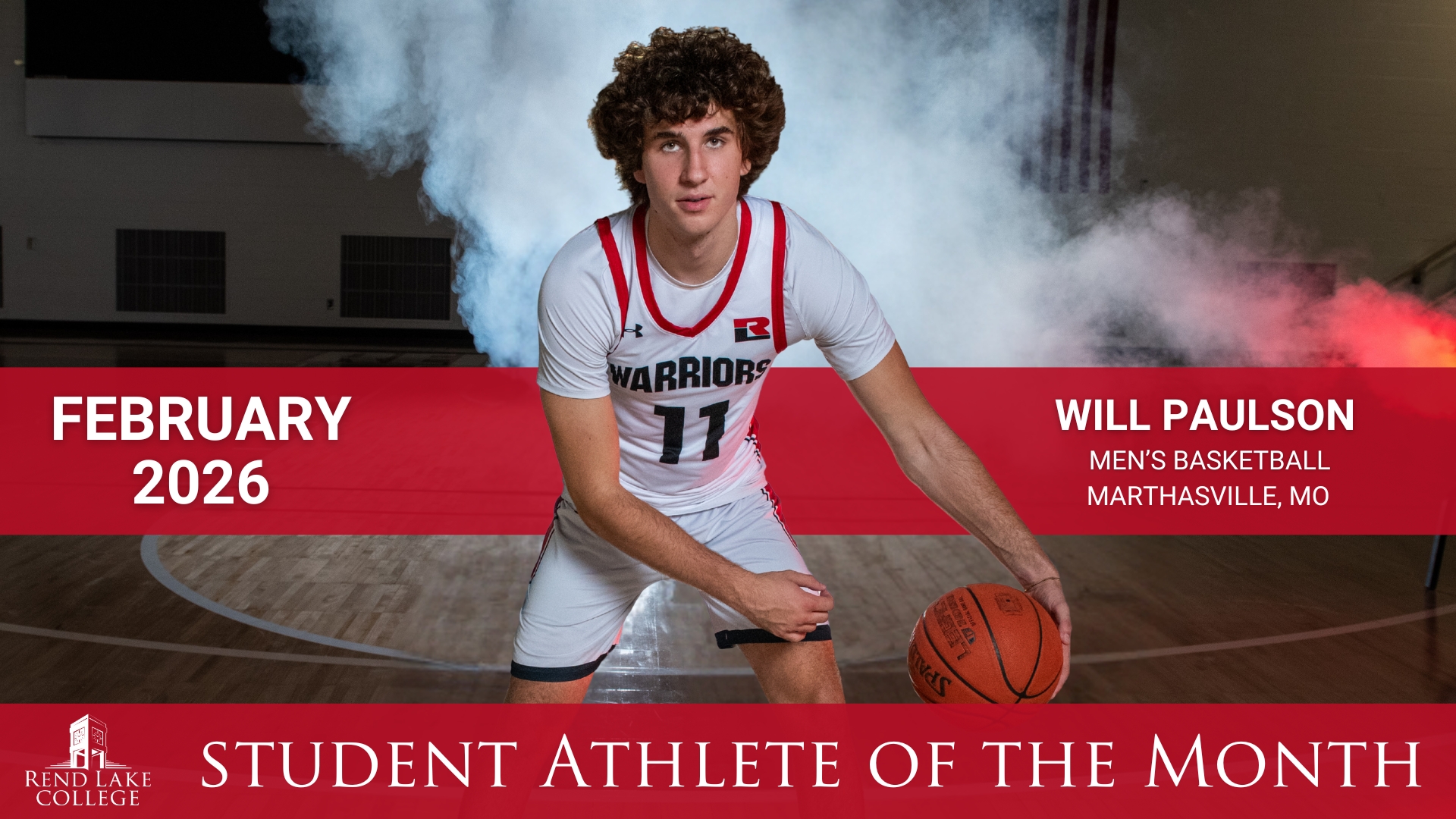 Will Paulson (Warriors Basketball) named Student Athlete of the Month