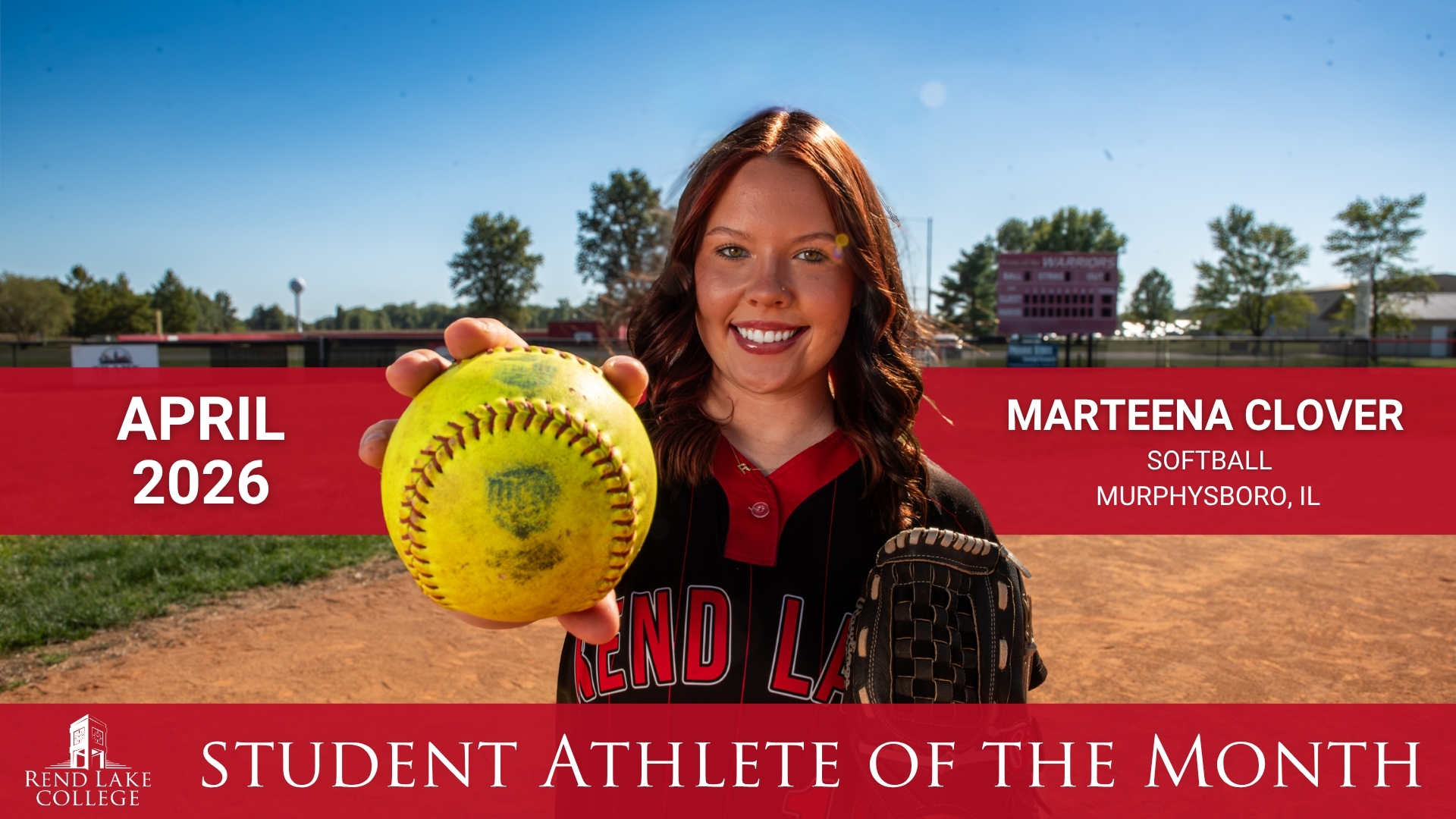 Marteena Clover named April Student Athlete of the Month